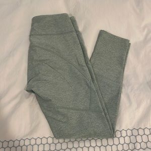 Outdoor Voices Textured Compression Mint Green Warmup Leggings